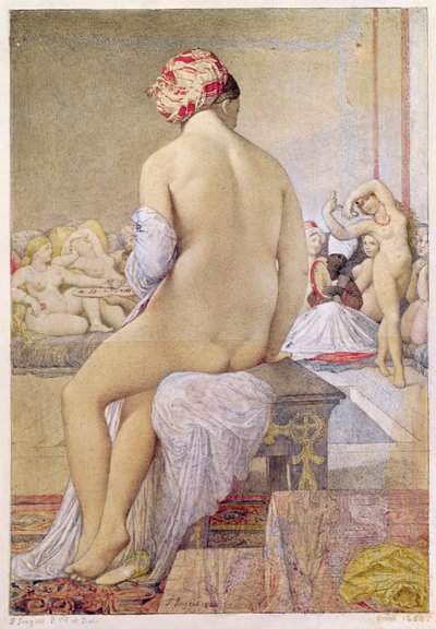 Odaliske oder die kleine Badende, 1864 von Jean Auguste Dominique Ingres